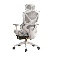 Ergonomic Office Chair Adjustable Headrest Ergonomic Mesh Chair Footrest
