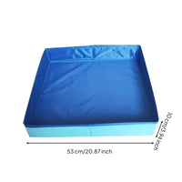 Collapsible Pet Bathing Tub Space-Saving Foldable Dog Pool No Inflation Needed