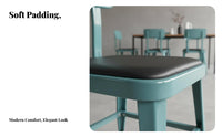 utilitarian Metal Seat sturdy Construction Stackable utilitarian Side Chair