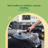 Cordless car polisher for detailing
