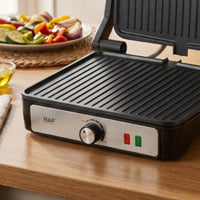 Easy to Clean Panini Press 2000W Sandwich Maker Nonstick Countertop Grill with Non-Stick Plates Electric for Students, Small Kitchens, Dorm Rooms