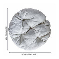 Hanging Chair Pillow Multi-Purpose Round Tufted Cushion Warm for Patio, Students