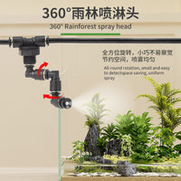 Aquarium Plant Smart Timer Misting System for Reptile Rainforest Humidifier Sprayer (EU Plug)