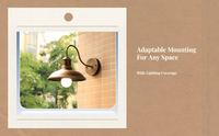 Waterproof LED wall sconce outdoor