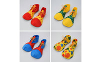 Oversized Clown Shoes Padded Jumbo Clown Shoes One-Size Accessory Playful for Clowns, Performers, Cosplayers, Stage Performances, Costume Parties