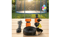 Trampoline Sprinkler with Switch Summer Trampoline Water Sprinkler Cooling Accessory for Backyard