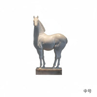 New Chinese Aesthetic Horse Statue Auspicious Gift Desktop Horse Statuette High-End Design Tabletop Figurine for Entryway
