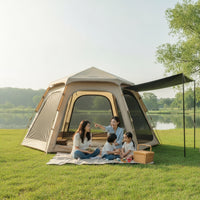 Protection Hexagonal Tent Sun-Shading Foldable Tent Portable Outdoor Shelter Spacious for Backyard