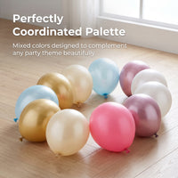 Mixed Color Latex Balloons with Pump for Wedding & Party Decoration