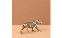 Vintage Brass Tiger Figurine Collectible Home Decor Gift Idea for Office