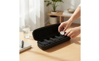 Watch Case with Foam Inserts Guarding Watch Case with Slots Organized for Journeyers