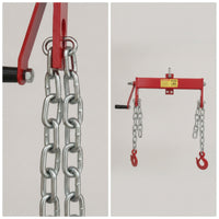 Engine Weight Leveler Adjustable Weight Leveler with Chains Secure Engine Lifting Leveling Tool for Mechanics