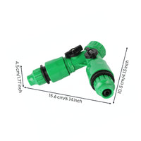 Irrigation Tubing Adapter Garden Hose Quick Connect Weather-Resistant Garden Hose for Greenhouses