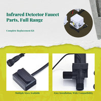 Automatic detector Faucet Control Box, Touchless Induction, Infrared Motion Activated, Universal Replacement for Bathroom or Kitchen Sink