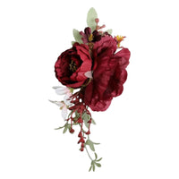 Artificial Corsage Formal Textile Flower Corsage Elegant for Prom, Grooms