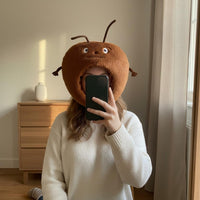 Photo Prop Ant Hat Soft Ant Headpiece Funny Creature Headwear Cute for Selfie, Party, Cosplay