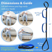 Leg Lift Assist Strap for Disabled and Elderly, Lower Limb Rehabilitation Aid