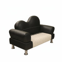 2 Pieces Keyboard-shapedShaped Sofa and Stool Playful Look Children's Furniture Ignites Creativity Transformable