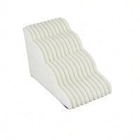 Foam Dog Steps Non-Slip Dog Stairs with Cover Ribbed for Small Dogs
