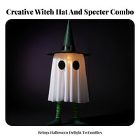 illuminateing Witch Hat decoration Waterproof Halloween Lighting distant Control for Yard