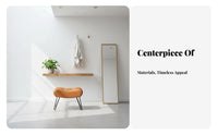 Tufted CumulusShaped Stool Light Luxury Aesthetic Arched Ribbed Ottoman