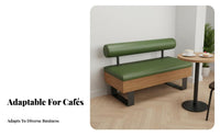 Modular Combination Upholstered Banquette and Chair Set Modern Design Cafe Furniture Restaurant Seating for Bar Owners, Interior Designers, Coffee Shop, Lounge Area
