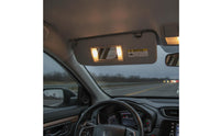 Direct Replacement Left Driver Side Sun Visor with Mirror Gray Left Driver Side Sun Visor OEM Standard Fabric Covered for Car Owners