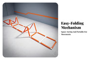 Textured Textured Surface Multifunctional Training Ladder Compact Storage Foldable Agility Ladder