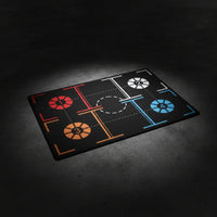 Basketball Footwork Training Mat Wear-Resistant Basketball Dribbling Mat Sound-Dampening for Home