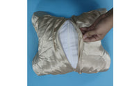 Cotton Filled Butterfly Pillow Soft Satin Face Pillow Padded Face Cradle Cushion Stitched Seams for Sleeping, Resting
