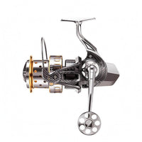 Saltwater Rotating Reel Round Knob Metal Fishing Reel Carbon-Fiber Appearance