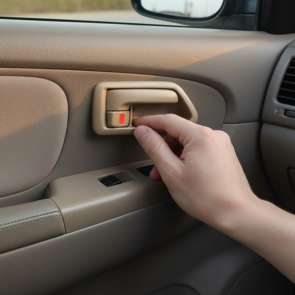 Inner Door Pull Handle Direct Replacement Inside Door Handle Assembly Material Automotive Part for Vehicle Maintenance