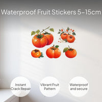 Waterproof Fruit Wall Stickers Decorative Patch Set