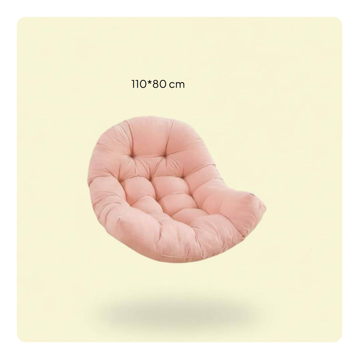 Hanging Oval Chair Cushion Soft and Plush Nest Chair Pad Resistant for Garden