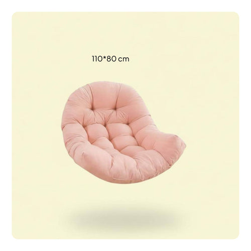 Hanging Oval Chair Cushion Soft and Plush Nest Chair Pad Resistant for Garden