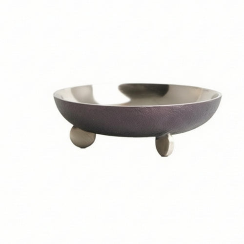 Aluminum Bowl Silver Tabletop Bowl Versatile for Home Staging