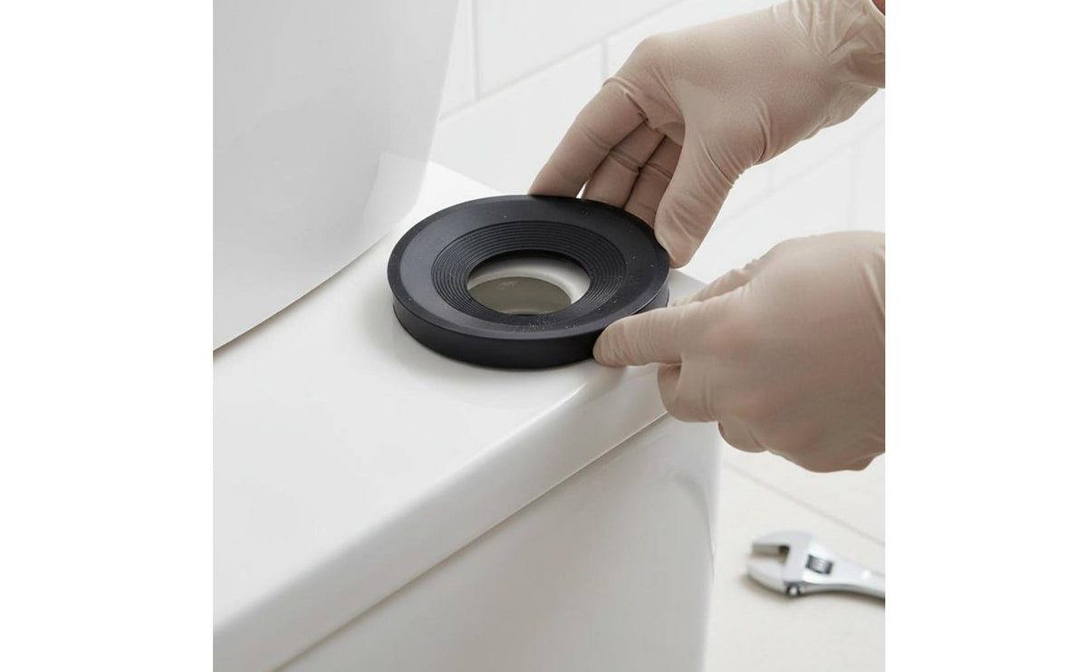 Toilet Tank Sealing Gasket Easy Installation Toilet Tank Gasket Plumbing Hardware for Plumbers, Restroom