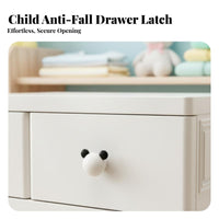 5-Tier Plastic storage cabinet Large Capacity Chest of Drawers Multi-Purpose for Parents
