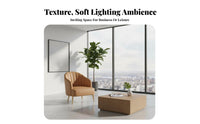 Loveseat and Armchair Set Modern Design Conversation Group Minimalist aesthetic Comfortable Seating for Cafe Owners, Living Room