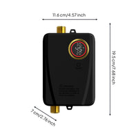 Compact Water Heater with Digital Display Space-Saving Point-of-Use Electric Water Heater for Rv