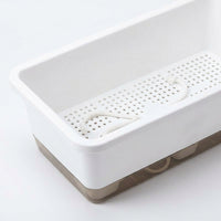 Self Watering Planter Box for Vegetables, Wicking Bed Planter Box Outdoor, Rectangular Self Watering Pot for Herbs