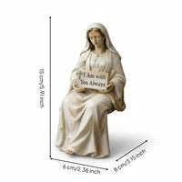 Madonna Shelf Sitter Figurine Spiritual Comfort Desk Companion Figurine