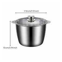 Lard Pot Side Handles Kitchen Holder Easy to Clean