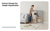 Large Capacity Multi-Bin Storage Unit Space Saving Toy Organizer Easy reach Kids Furniture sturdy Frame for Children, Toddlers, Parents, Playroom, Living Room, Nursery, Daycare