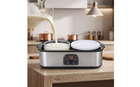 Yogurt Maker with Glass Cups Automatic Yogurt Maker Machine with Glass Jars Adjustable Appliance for Kitchen