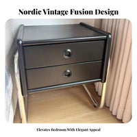 Cylindrical Storage Cabinet Nordic Design Nightstand distinctive Round Shape