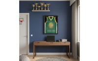 Sports Uniform Display Frame Front Opening Sports Uniform Shadow Box Large Size Home Decor for Game Room