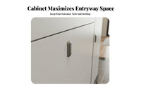 Tip-out Footwear Storage Unit Space-Saving Design Flip Drawer Footwear Storage Unit Modern Design for Apartment Dwellers, Homeowners, Hallway, Mudroom