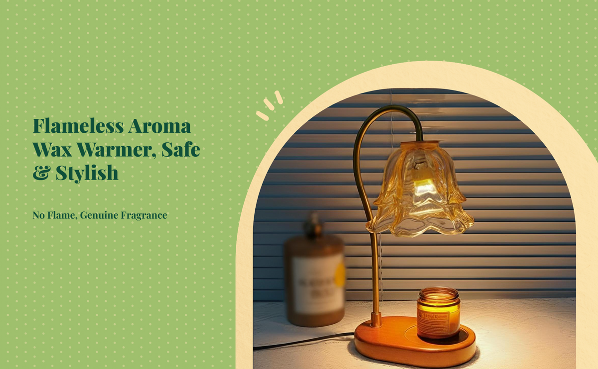 Dimmable wax melter, retro style