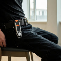 Easy Installation Quick Release Tool Bag Mount Secure Belt Buckle with Rotating Clasp Load Bearing Tool Bag Belt Attachment Universal for Tradespeople